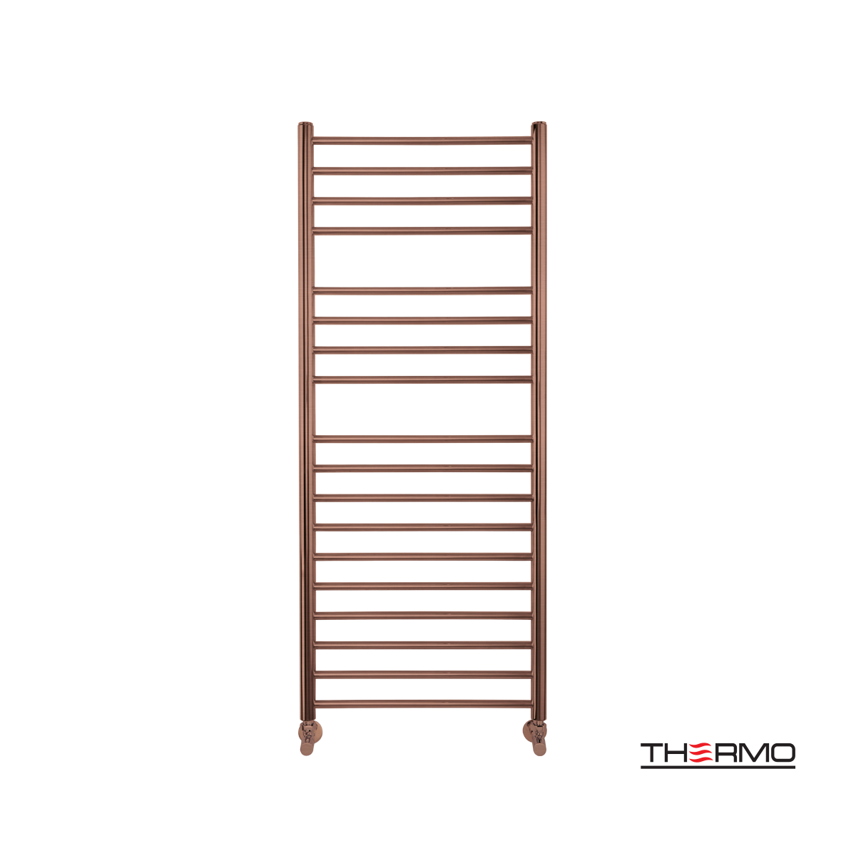 Θερμαινόμενη Πετσετοκρεμάστρα μπάνιου Inox BELLAVIA 120x50 Copper Brushed PVD