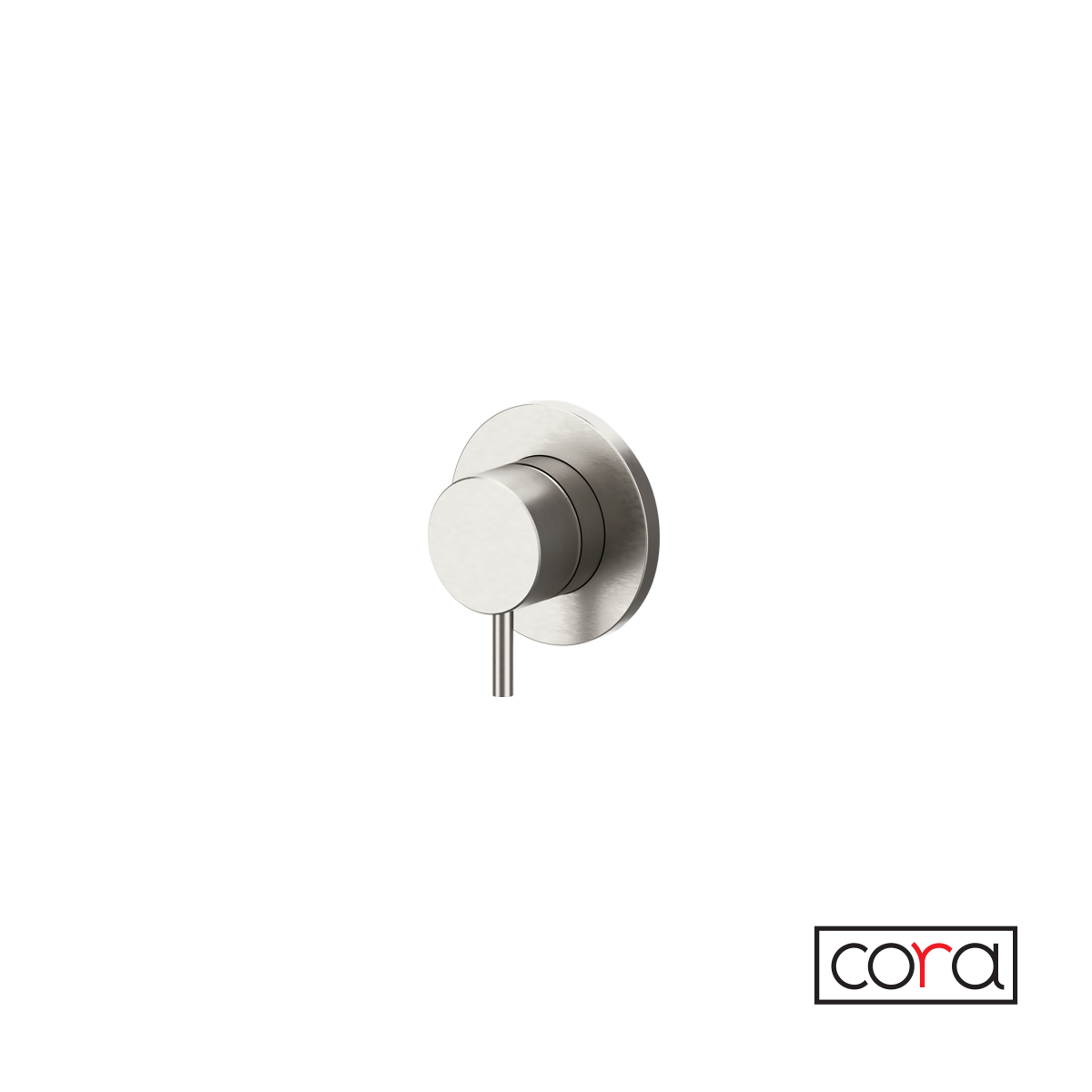 Εκτροπέας 2 ή 3 εξόδων για εντοιχισμένο σύστημα ντουζιέρας, Cosmo Brushed Inox