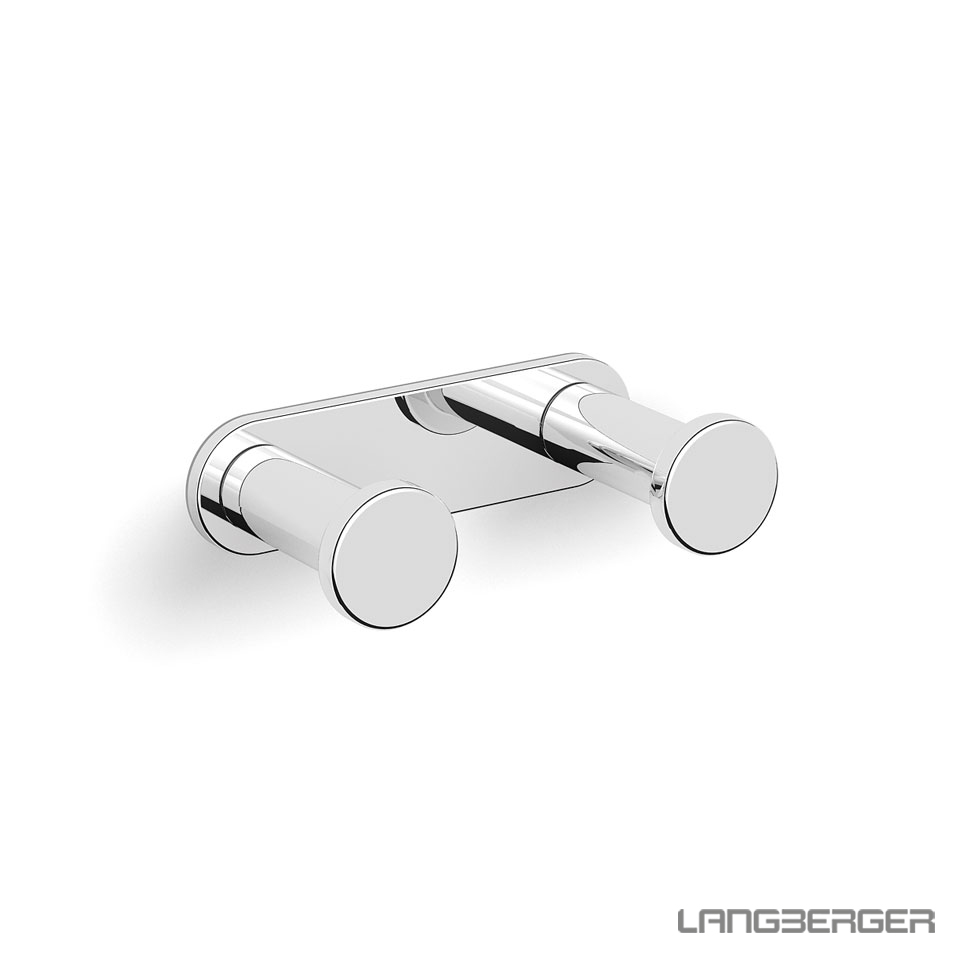 Κρεμάστρα 2 Αγκίστρων Langberger Chrome