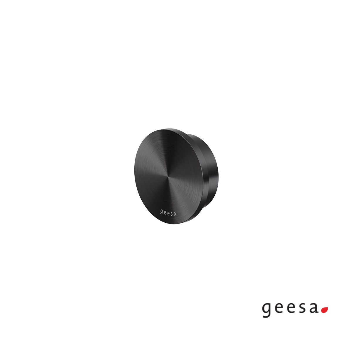 Άγκιστρο μπάνιου μονό 1,9εκ. Φ54 OPAL Geesa Inox PVD Black Brushed