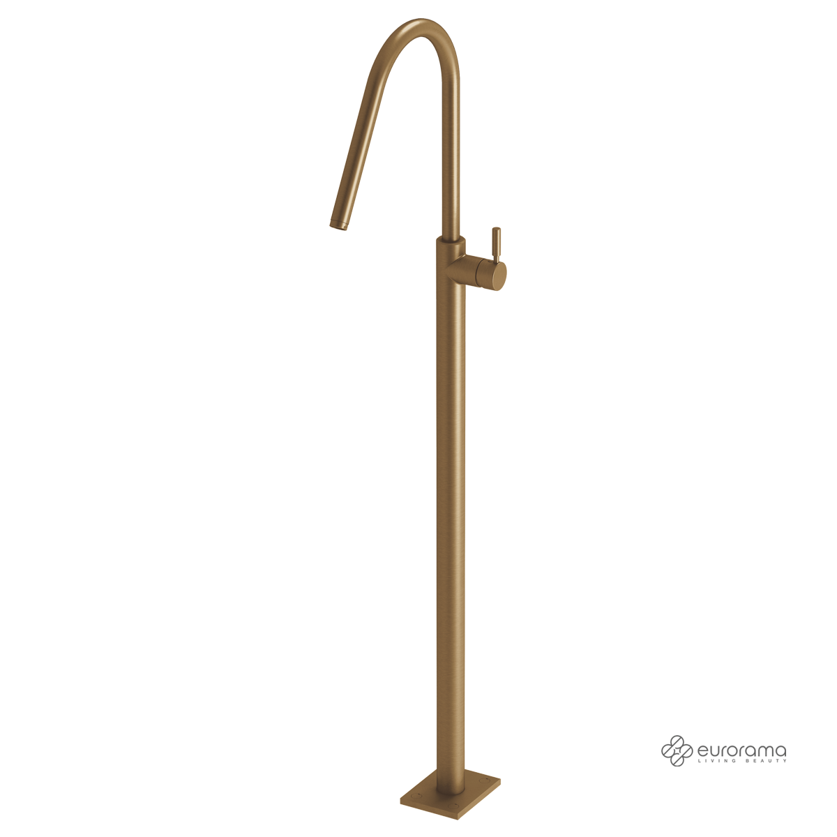 Μπαταρία Νιπτήρα Επιδαπέδια h.124,5εκ. Eurorama Bronze Brushed