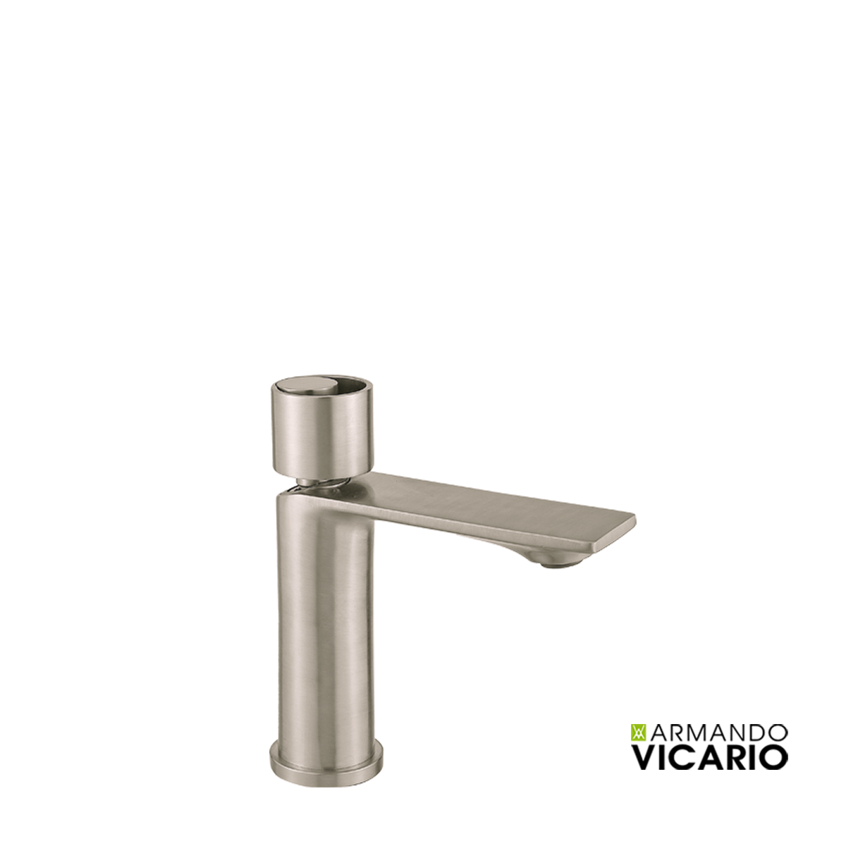 Μπαταρία Νιπτήρα με Βαλβίδα Clic-Clac Halo Vicario Inox