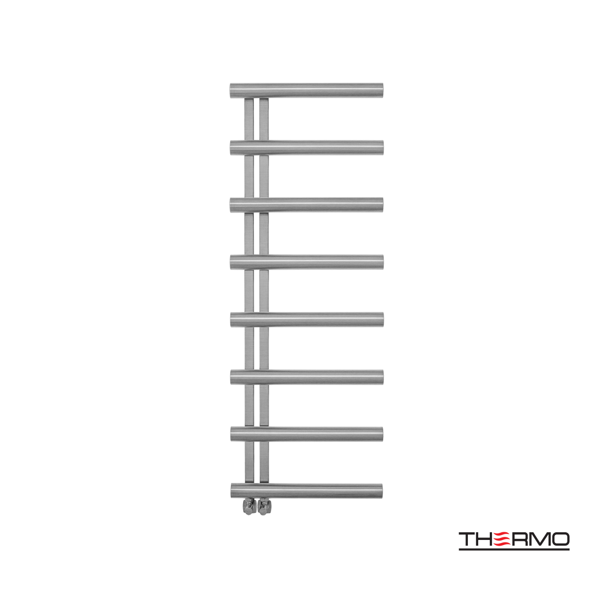 Θερμαινόμενη Πετσετοκρεμάστρα μπάνιου Inox ACCENT  138x50 Brushed