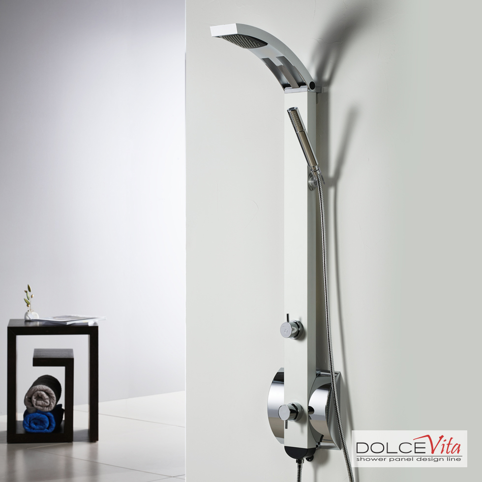 Στήλη Ντουζ IDEA με μίκτη alu satin