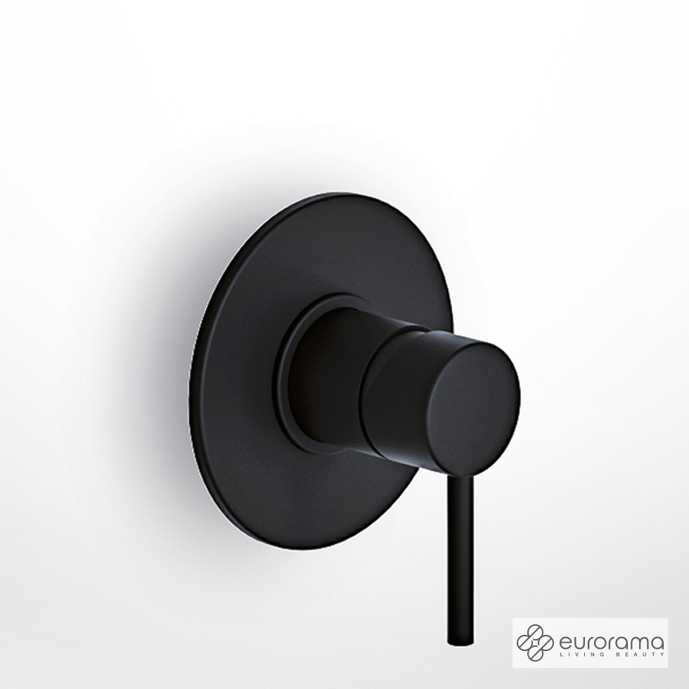 Μίκτης Εντοιχισμού 1 Εξόδου Tonda Eurorama Black Matt