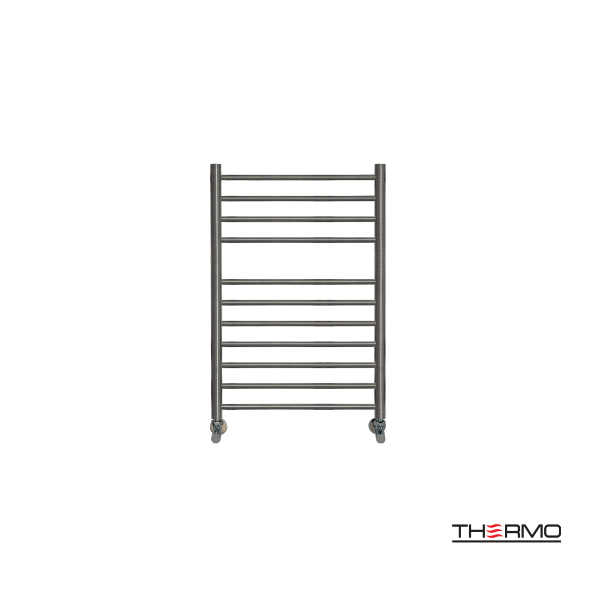 Θερμαινόμενη Πετσετοκρεμάστρα μπάνιου Inox BELLAVIA 75x50 Black Brushed PVD