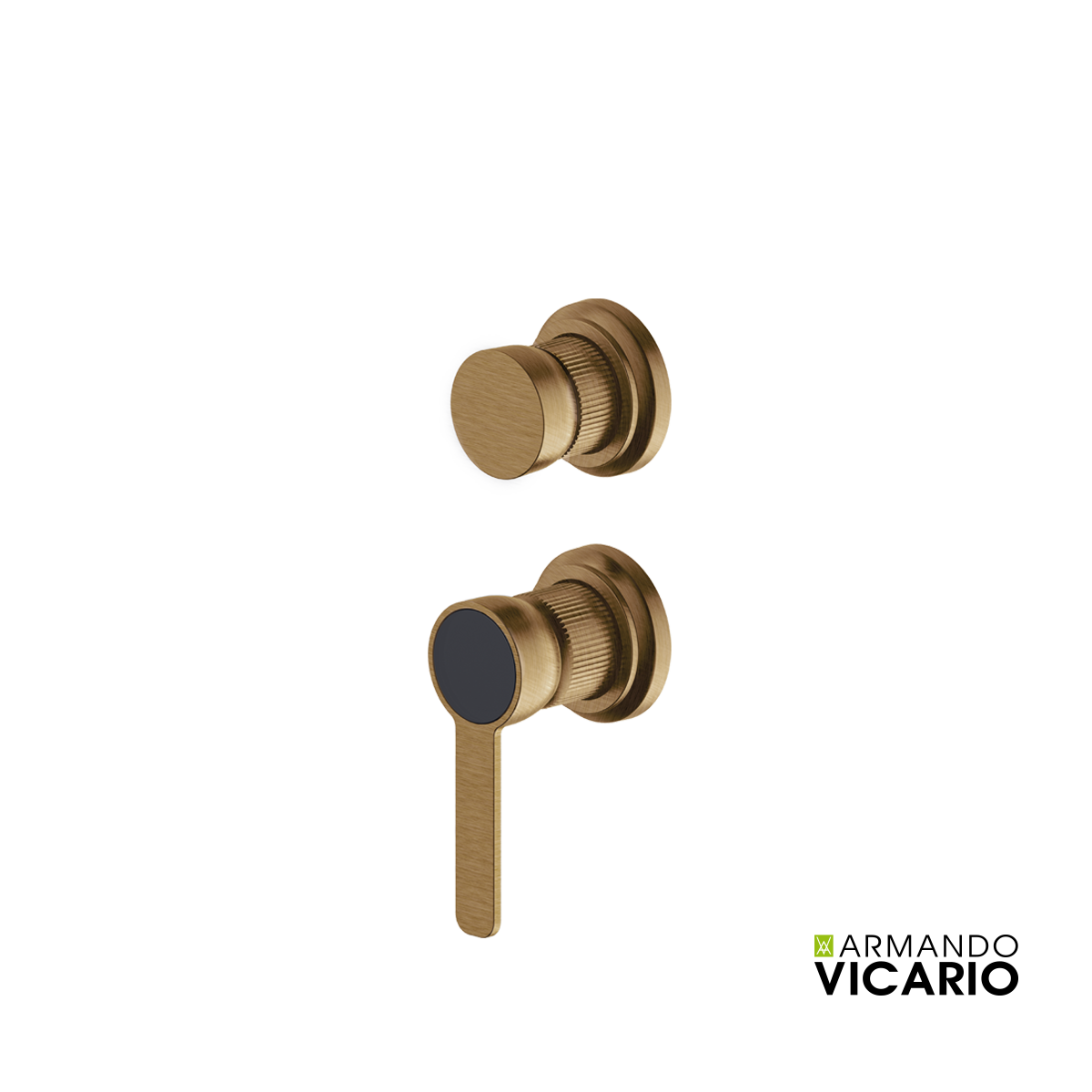 Μίκτης Εντοιχισμού 3 Εξόδων Lumiere Vicario Antique Brass