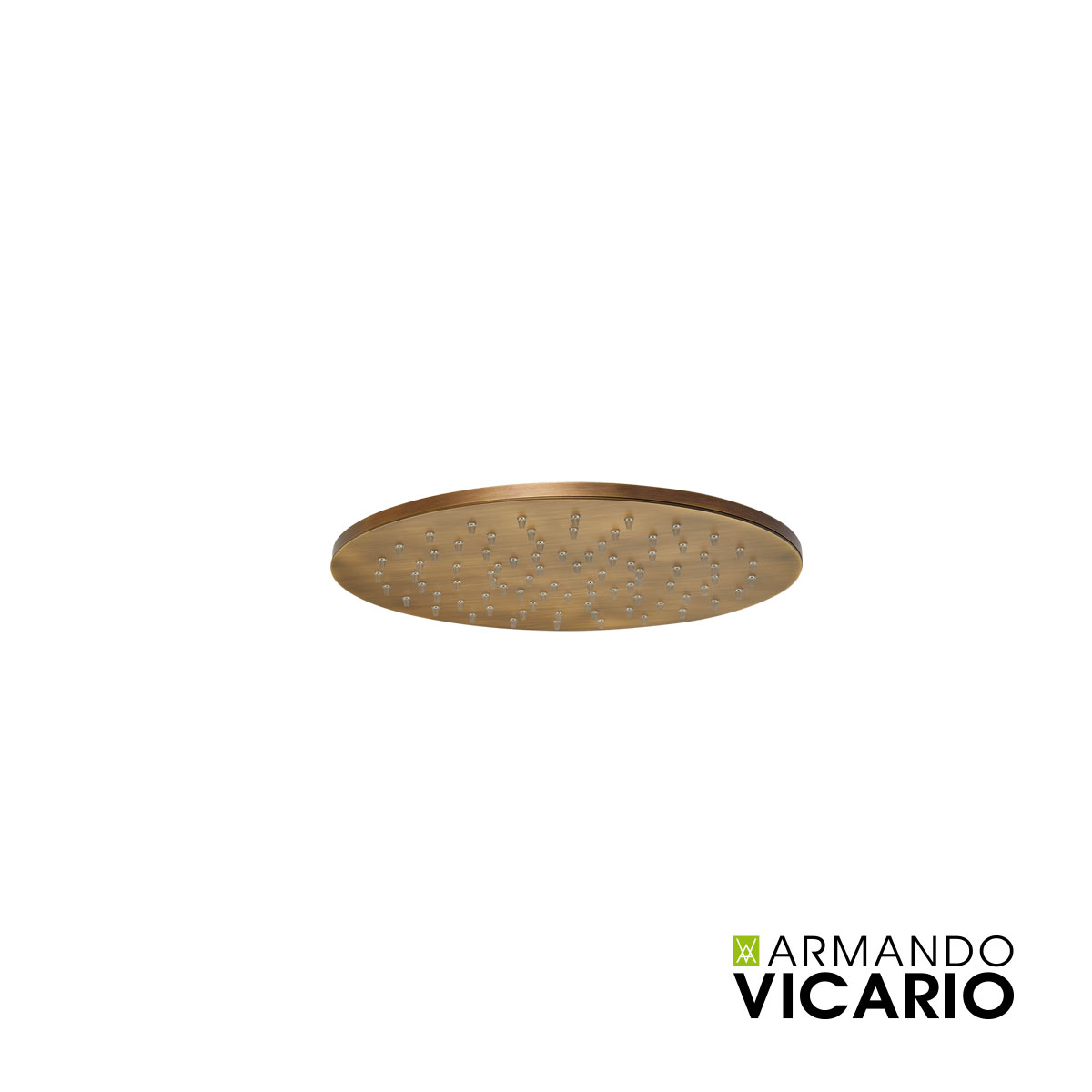 Κεφαλή Ντουζ χωρίς μπράτσο Φ25, Vicario Antique Brass