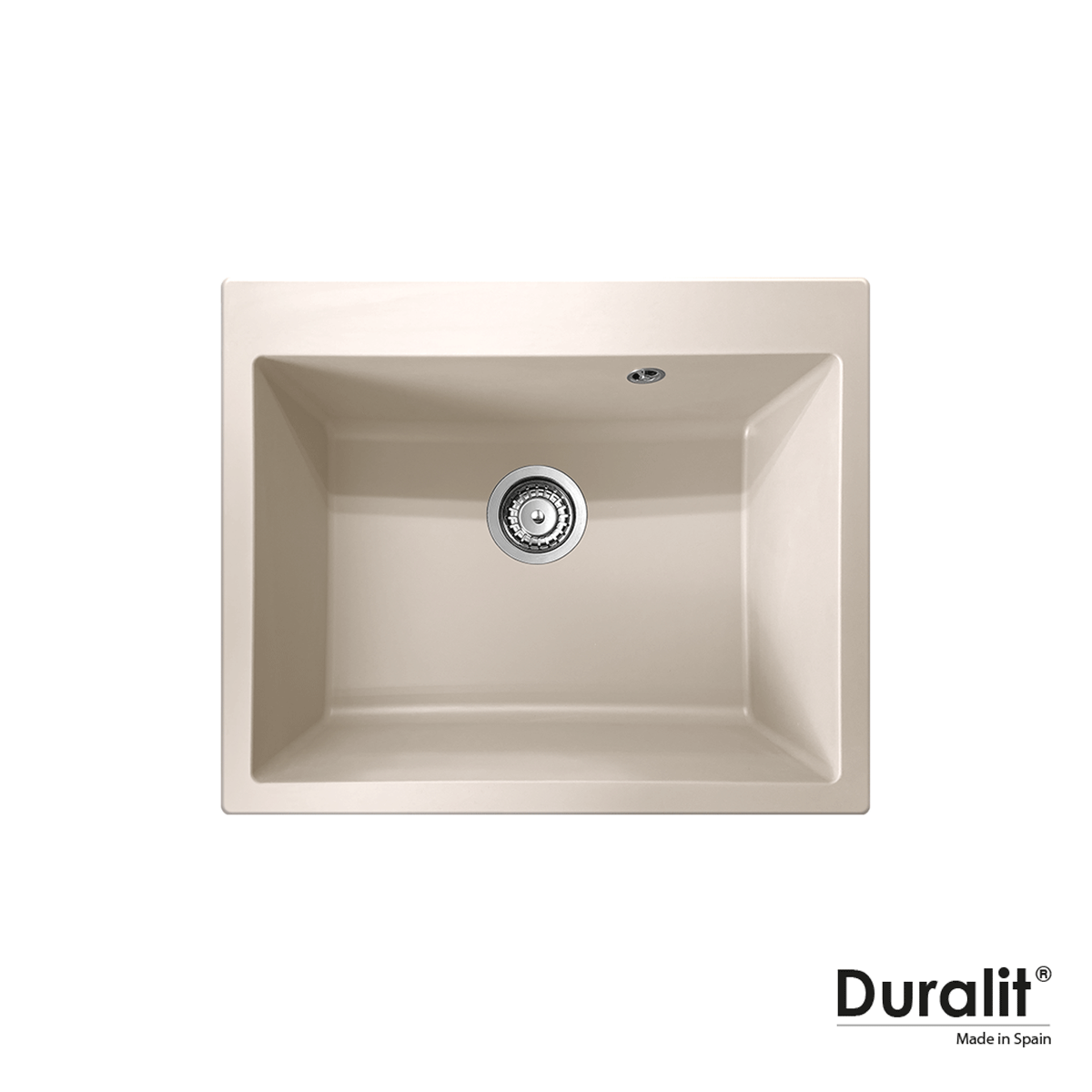 Νεροχύτης Κουζίνας Συνθετικός 60x50 Duralit Beige