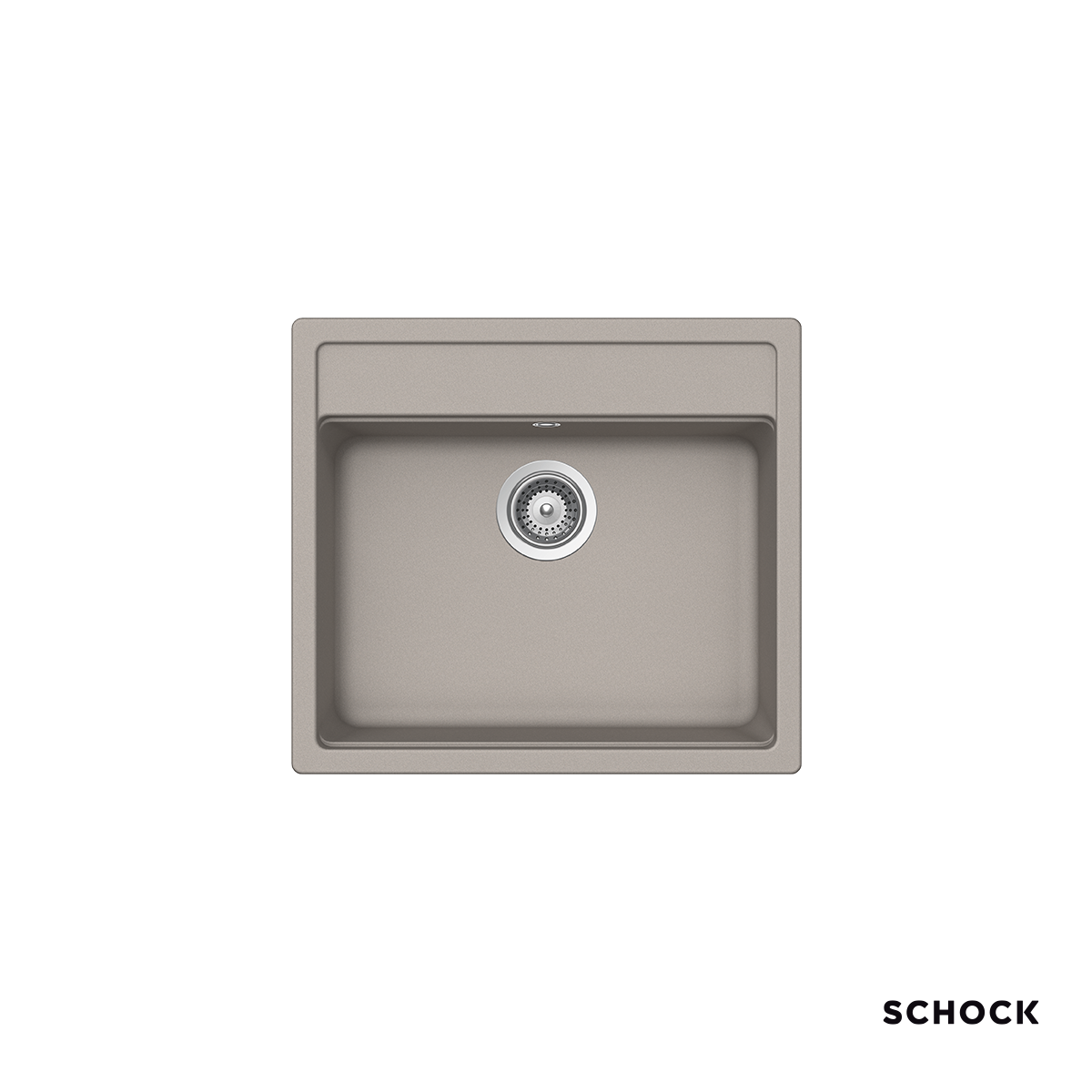 Νεροχύτης Κουζίνας Γρανίτη Manhattan 57x51 Schock Cristalite Concrete Granite