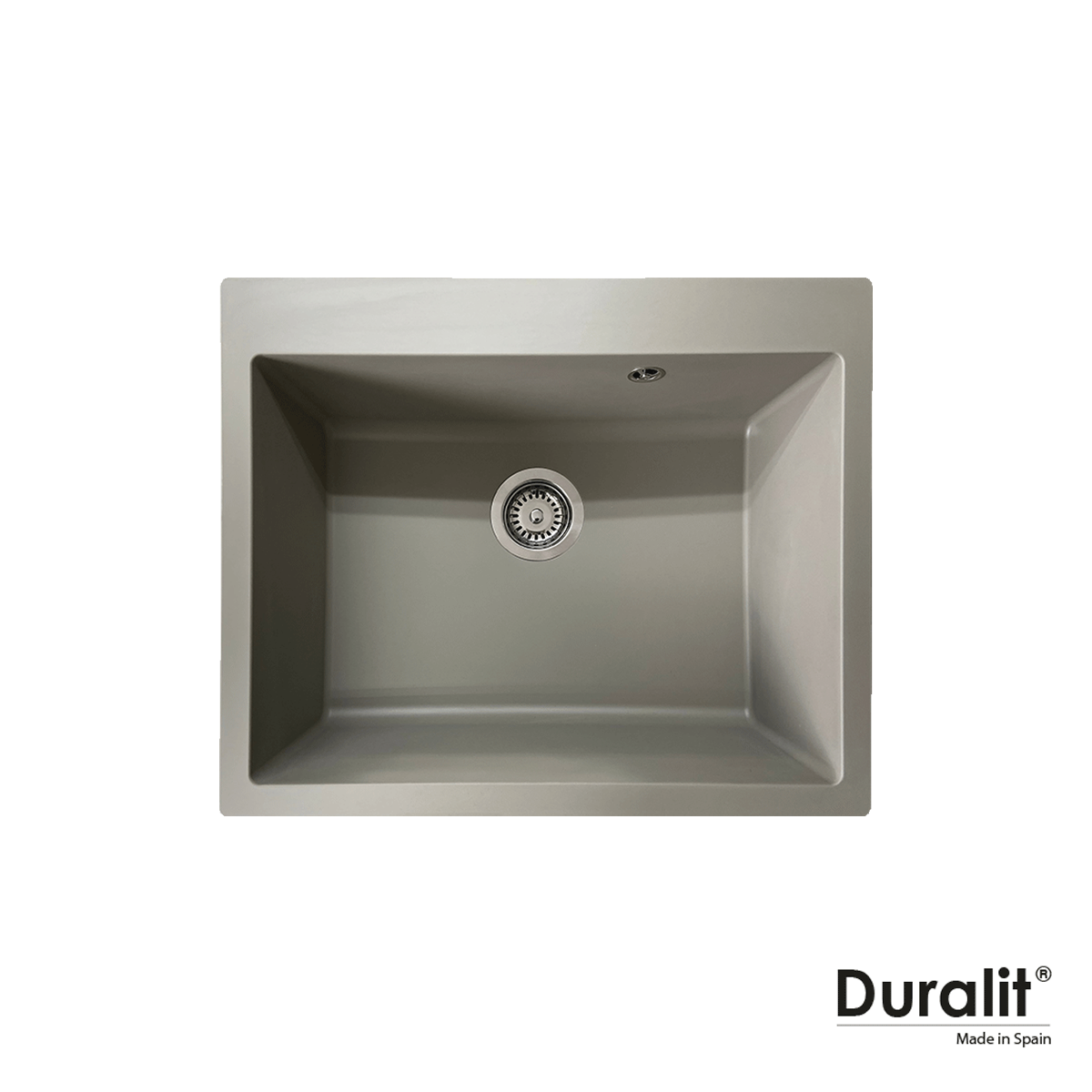 Νεροχύτης Κουζίνας Συνθετικός 60x50 Duralit Concrete