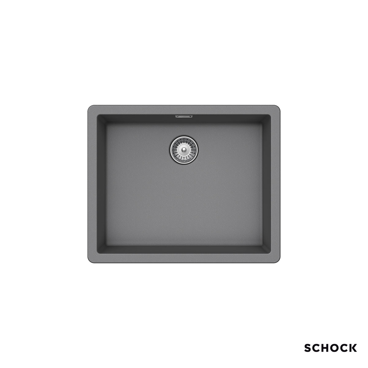 Νεροχύτης Κουζίνας Γρανίτη Manhattan Υποκαθήμενος 55,6x45,6 Schock Cristalite Croma Granite