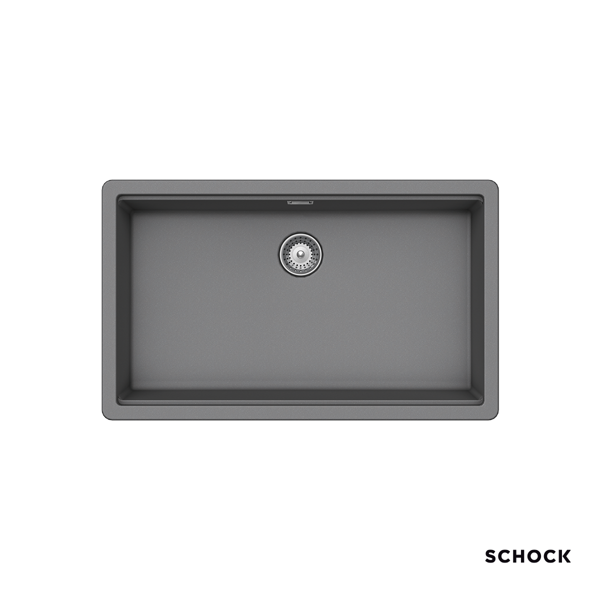 Νεροχύτης Κουζίνας Γρανίτη Manhattan Υποκαθήμενος 75x45,6 Schock Cristalite Croma Granite