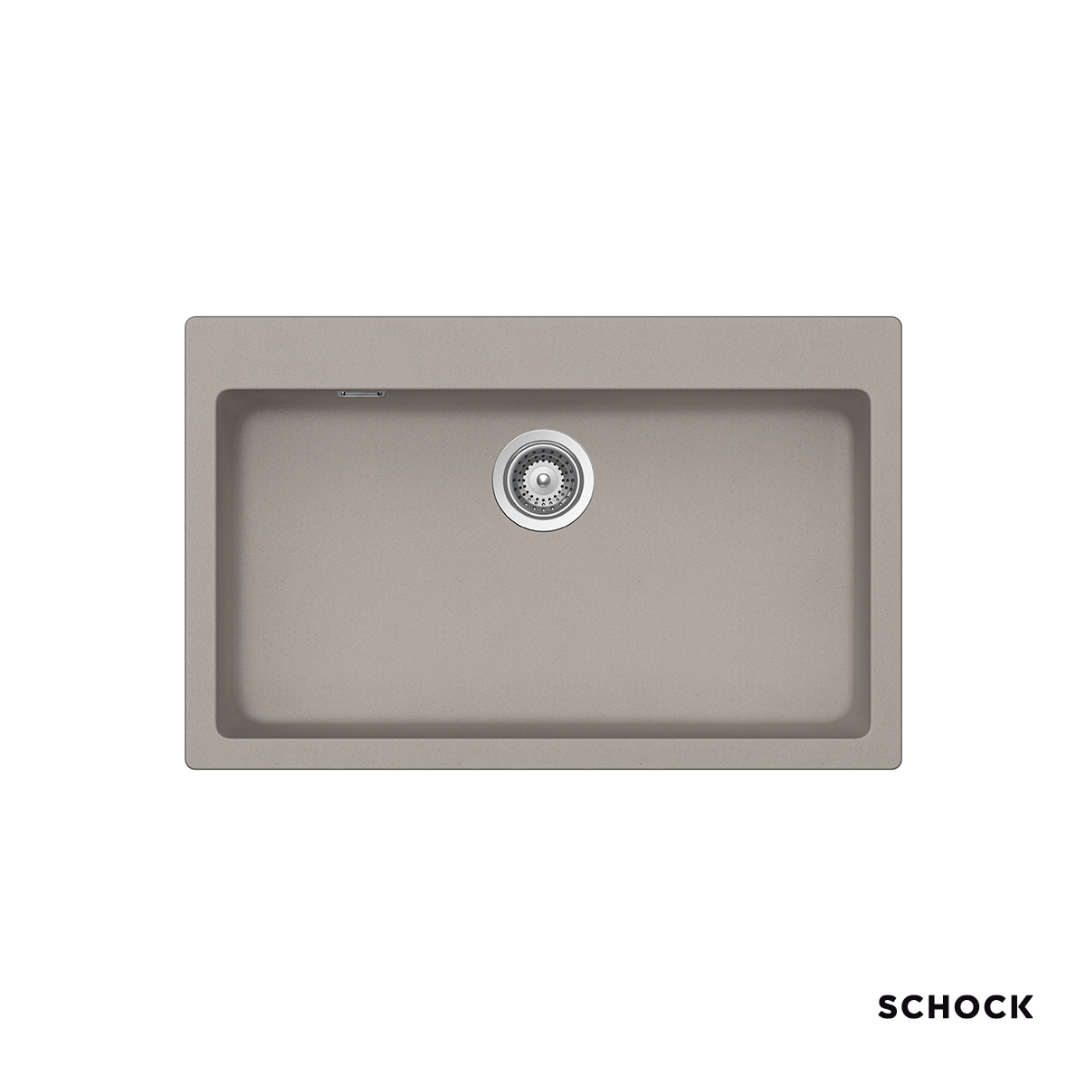 Νεροχύτης Κουζίνας Γρανίτη Manhattan 79x50 Schock Cristalite Concrete Granite