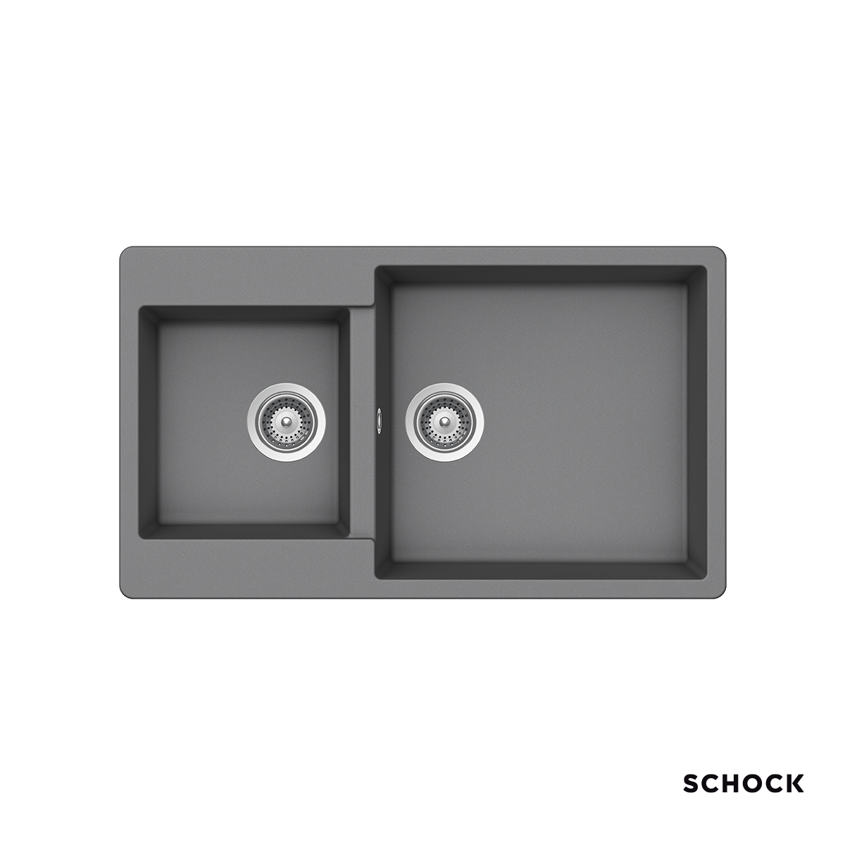 Νεροχύτης Κουζίνας Γρανίτη Element 86x50 Schock Cristalite Croma Granite