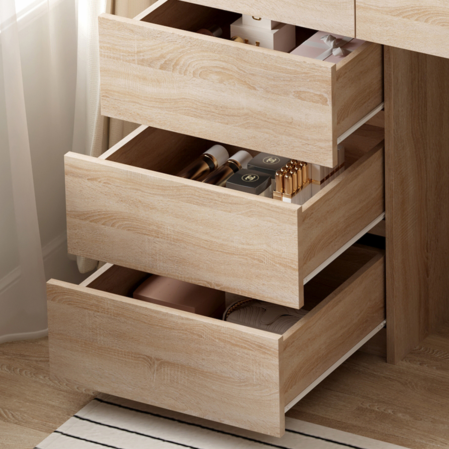 ΤΟΥΑΛΕΤΑ ΜΕ ΦΩΤΙΣΜΟ LED & ΣΥΡΤΑΡΙΑ BEYON HM2500.01 ΜΕΛΑΜΙΝΗ ΣΕ SONAMA 112.5x40.5x140Υεκ.