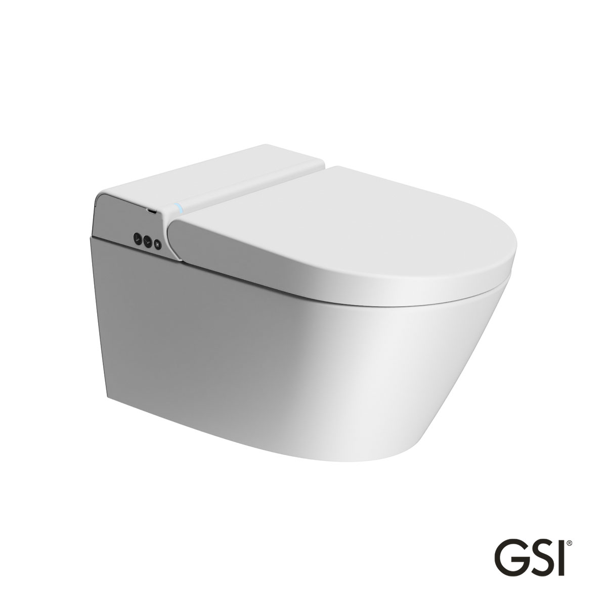 Λεκάνη Κρεμαστή PURA/59 Swirlflush με σύστημα ηλεκτρονικού μπιντέ, White Matt GSI Ιταλίας