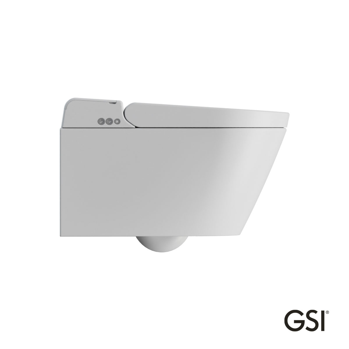 Λεκάνη Κρεμαστή PURA/59 Swirlflush με σύστημα ηλεκτρονικού μπιντέ, White Matt GSI Ιταλίας