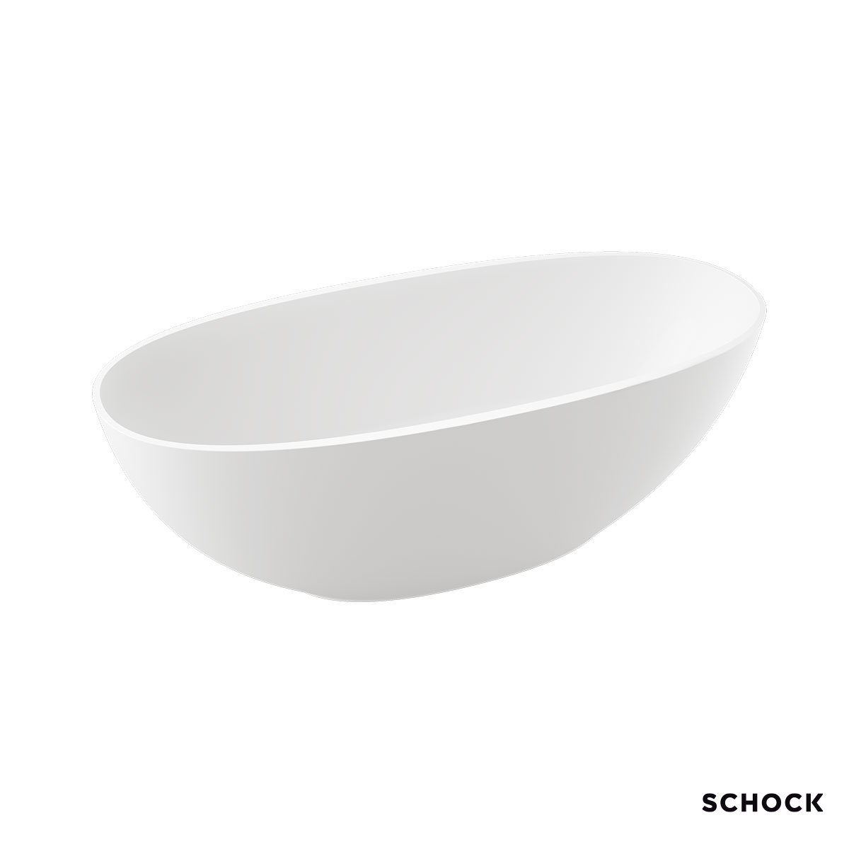 Μπανιέρα Ελεύθερης Τοποθέτησης VISTA Freestanding 160x70, SCHOCK White Matt