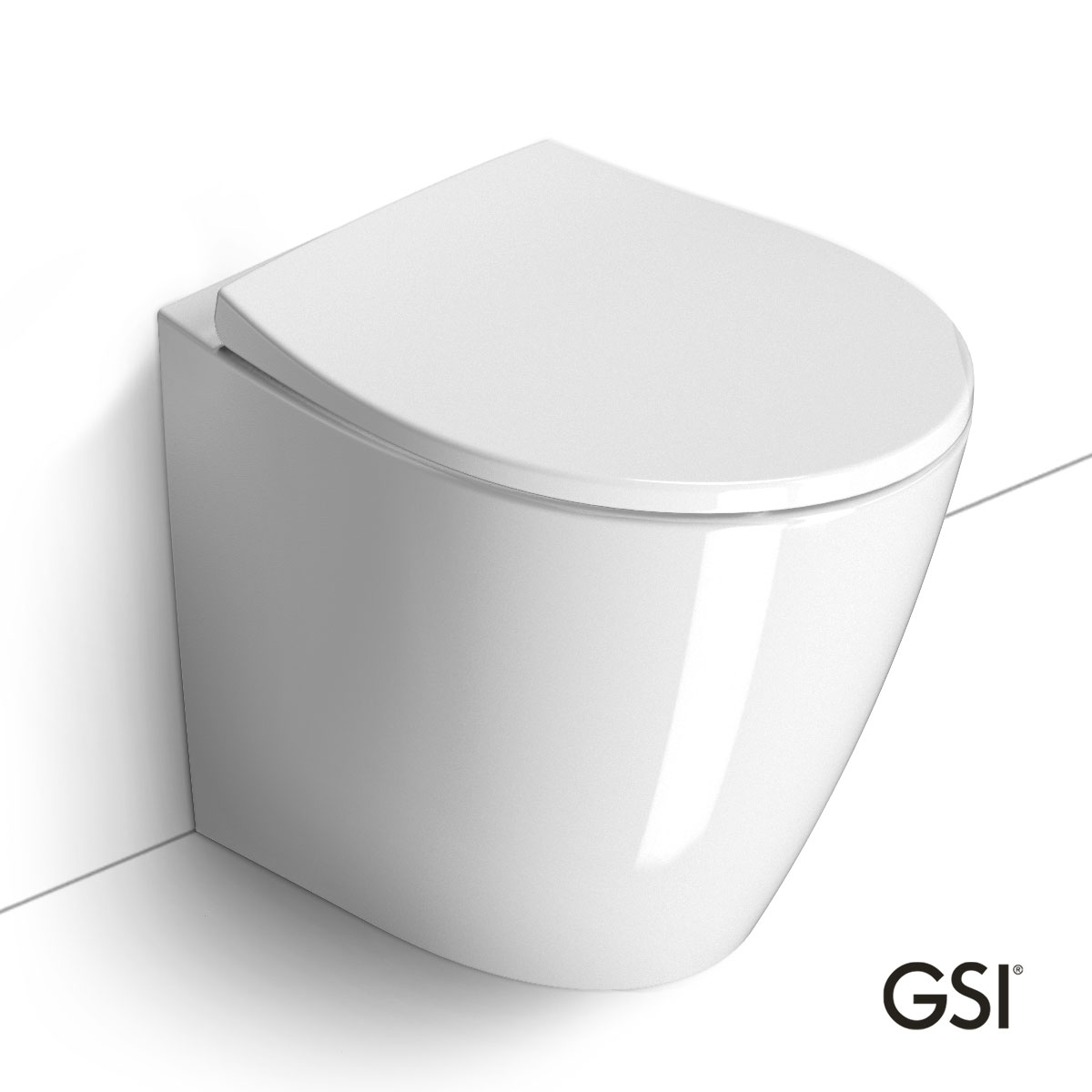 Λεκάνη Υψηλής Πίεσης Πισωστόμια Modo/52 Swirlflush με κάλυμμα Slim Soft Close MS98C, GSI White