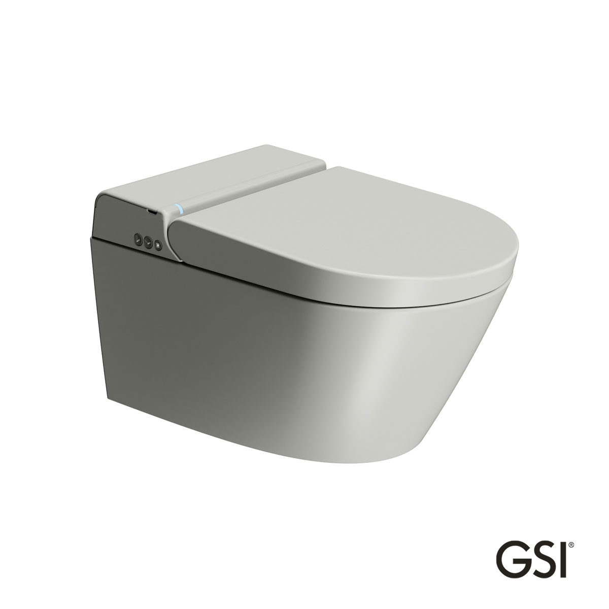 Λεκάνη Κρεμαστή PURA/59 Swirlflush με σύστημα ηλεκτρονικού μπιντέ, Cenere GSI Ιταλίας