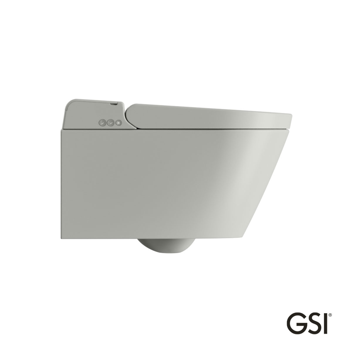 Λεκάνη Κρεμαστή PURA/59 Swirlflush με σύστημα ηλεκτρονικού μπιντέ, Cenere GSI Ιταλίας