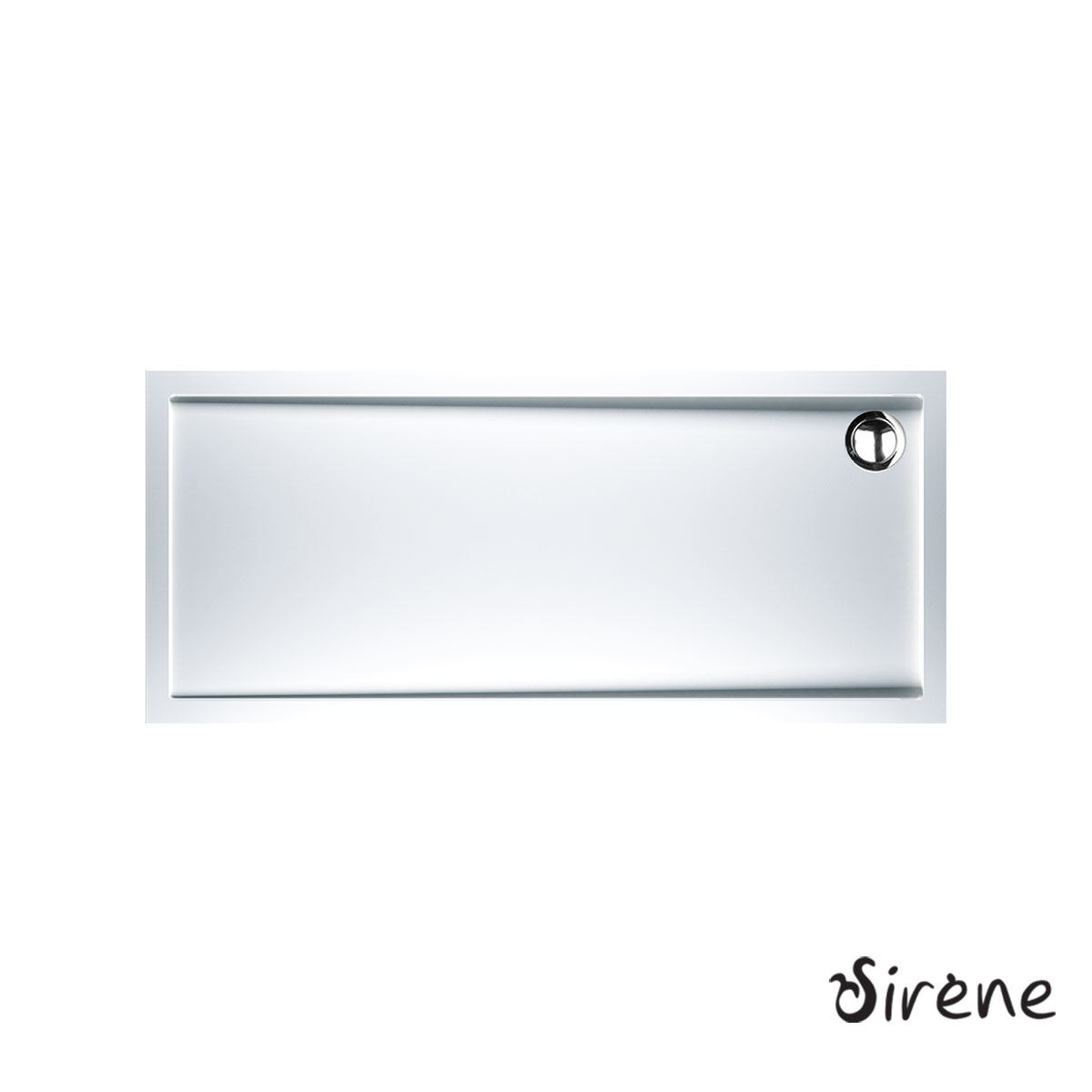 ΝΤΟΥΖ.ΠΑΡΑΛ/ΜΗ ΑΚΡΥΛΙΚΗ 170x70 EXTRA-FLAT Φ90 SIRENE WHITE