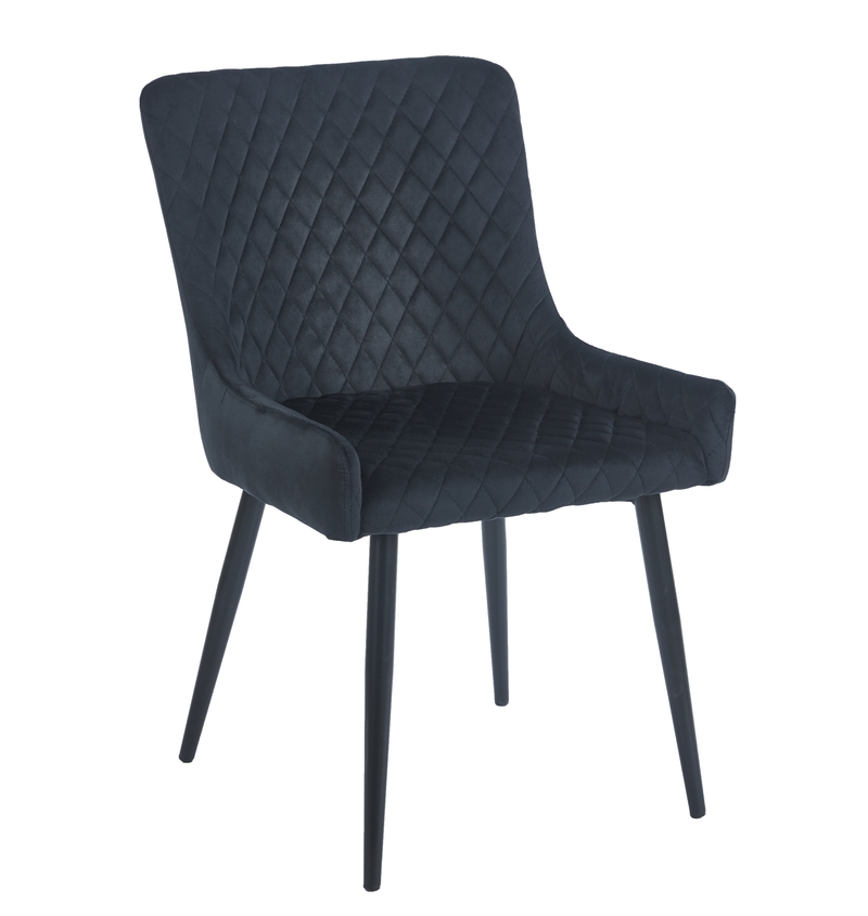 VANESA BLACK VELVET ΥΦΑΣΜΑ ΚΑΡΕΚΛΑ ΜΕΤΑΛΛΙΚΗ 46X62X51-86εκ.