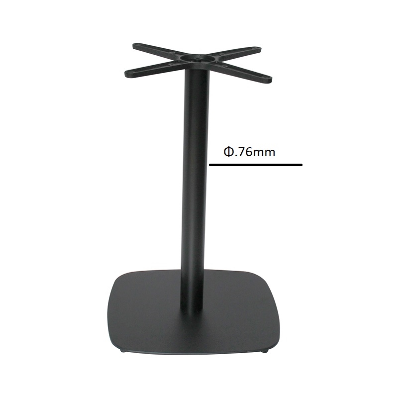 FLAT-S ΜΑΥΡΗ 45Χ45Χ72εκ.(Σ)ΒΑΣΗ ΜΕΤΑΛΛΙΚΗ 11.6kg