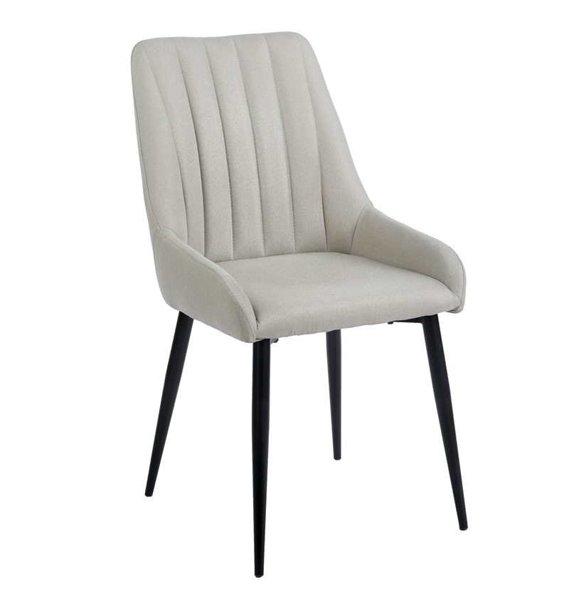 JULIA L. BEIGE ΥΦΑΣΜΑ ΚΑΡΕΚΛΑ ΜΕΤΑΛΛΙΚΗ 49(56)Χ59Χ90εκ.