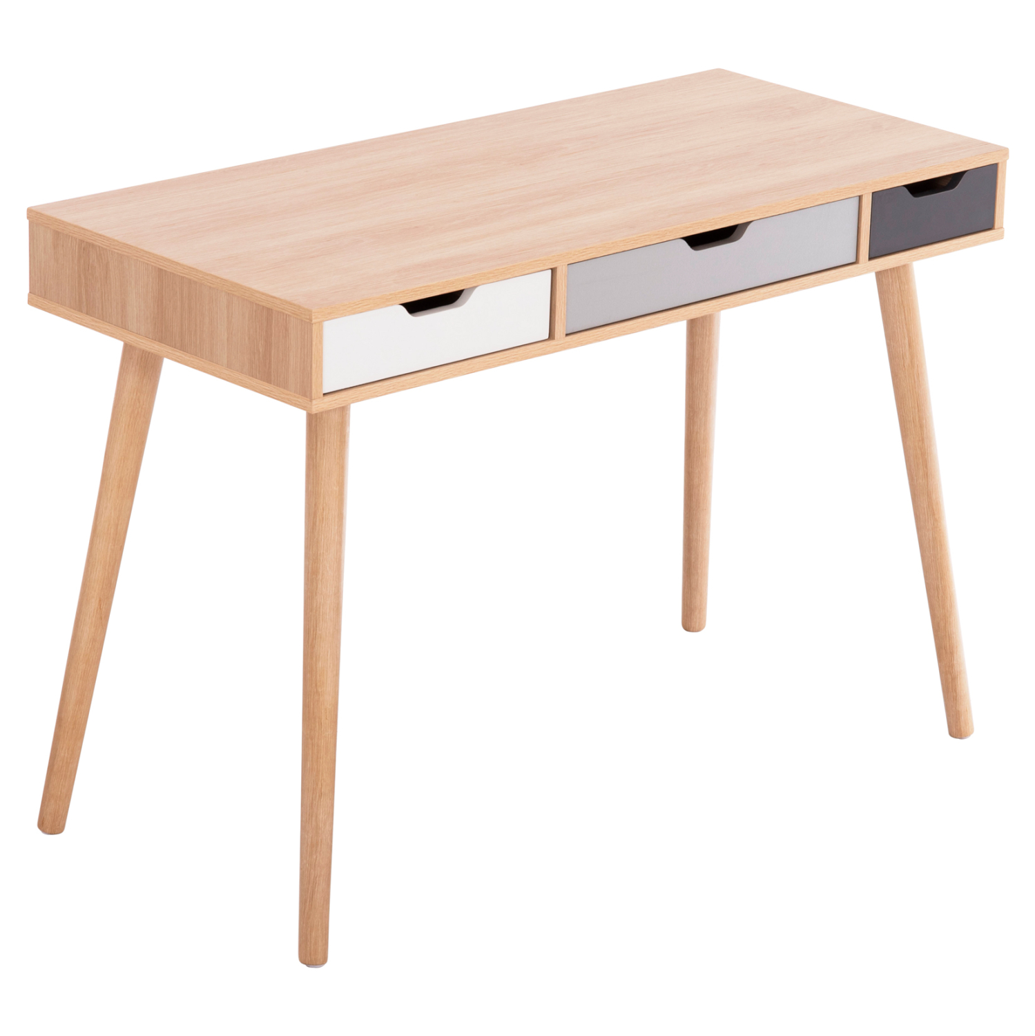 ΓΡΑΦΕΙΟ GAET HM18292 ΜΕΛΑΜΙΝΗ ΣΕ SONAMA-ΓΚΡΙ-ΛΕΥΚΟ-ΜΠΕΖ 110x50x76.5Υεκ.