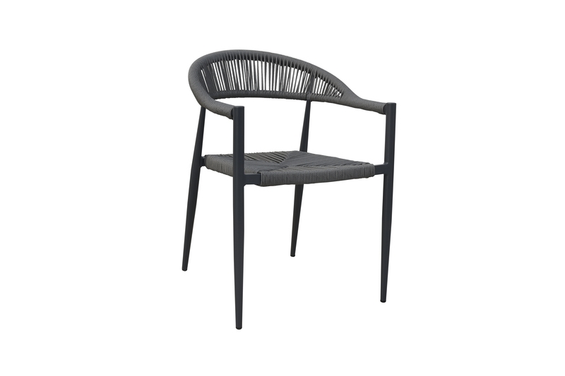 VALERIA GREY/GREY ΠΟΛ/ΝΑ ΑΛΟΥΜΙΝΙΟΥ 57Χ57Χ78εκ.