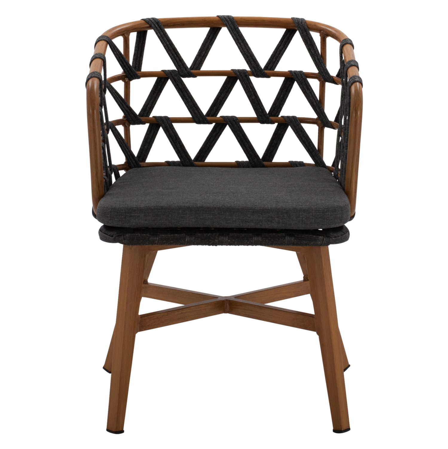 ΠΟΛΥΘΡΟΝΑ ΑΛΟΥΜΙΝΙΟΥ RICKO HM5782.11 ΚΑΦΕ ΣΚΕΛΕΤΟΣ-ΓΚΡΙ ΚΟΡΔΟΝΙ 58x59x78Υ εκ.