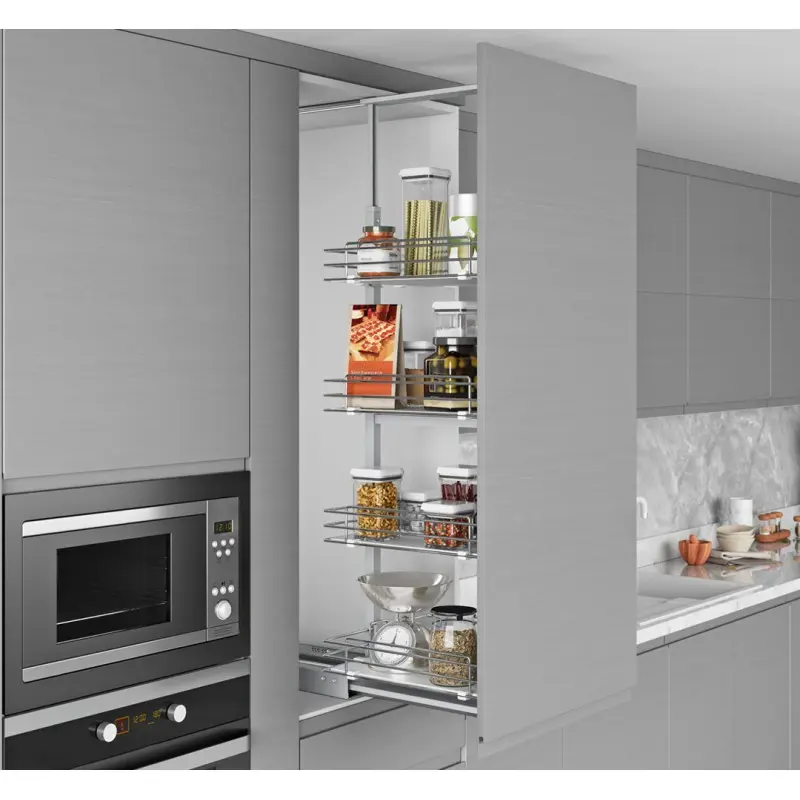 Starax Τροφοθήκη Τηλεσκοπική Με Φρένο Νίκελ Για Κ350mm, 5 Καλάθια