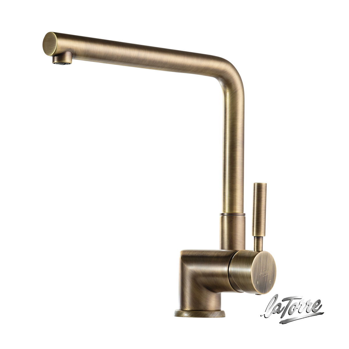 Μπαταρία Νεροχύτη Κουζίνας Παραθύρου, Τech La Torre Antique Brass