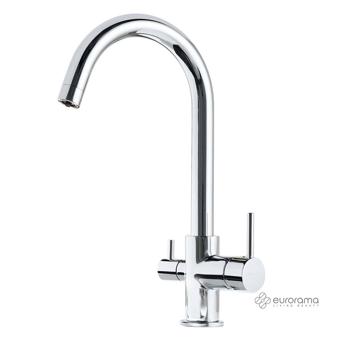 Μπαταρία Νεροχύτη Κουζίνας Filter-tap για Ντεπόζιτο Eurorama Chrome