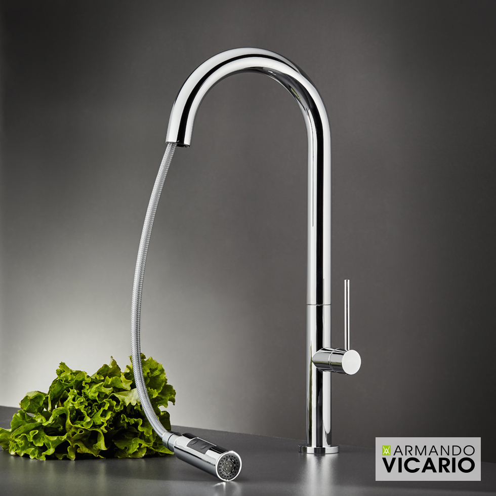 Μπαταρία Νεροχύτη Κουζίνας Tozo Chrome