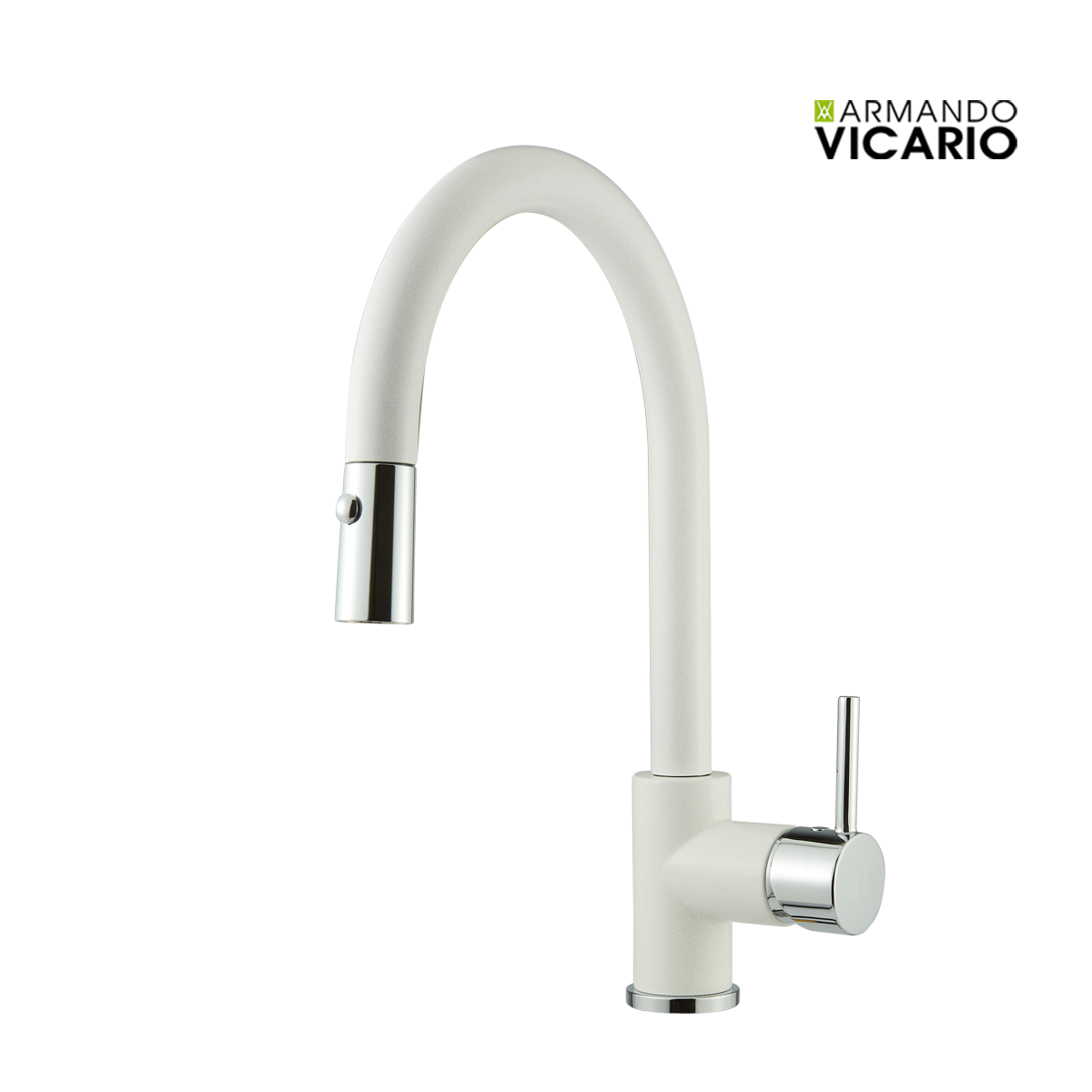 Μπαταρία Νεροχύτη Κουζίνας Fluo SuperWhite Granite