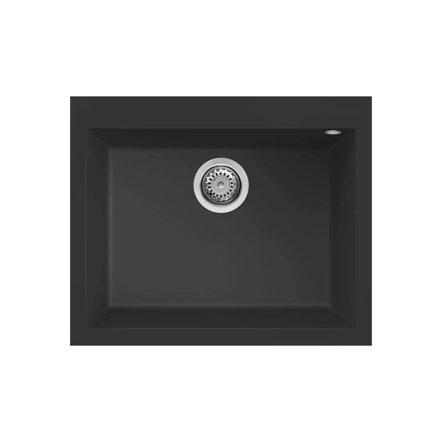 Νεροχύτης κουζίνας QUADRA 110 Nero 40 ELLECI 61x50cm