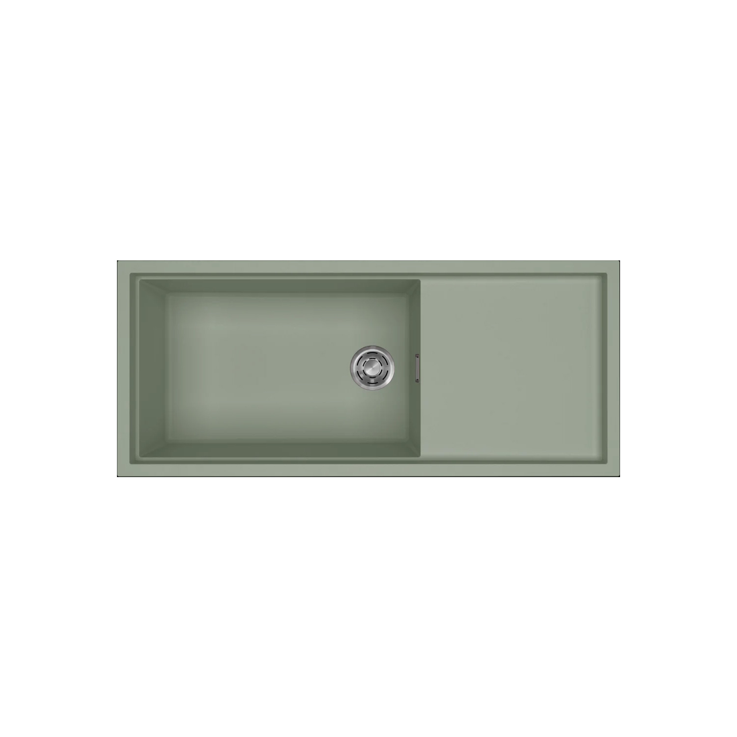 Νεροχύτης κουζίνας SINTESI 510 Sage Green 82 ELLECI 116x50cm