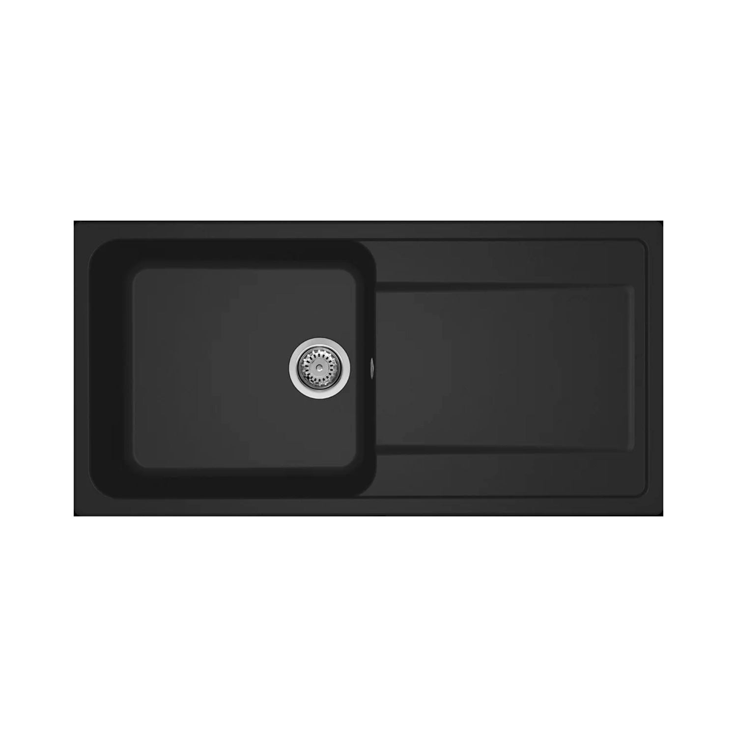 Νεροχύτης κουζίνας LIFE 480 Nero 40 ELLECI 100x50cm