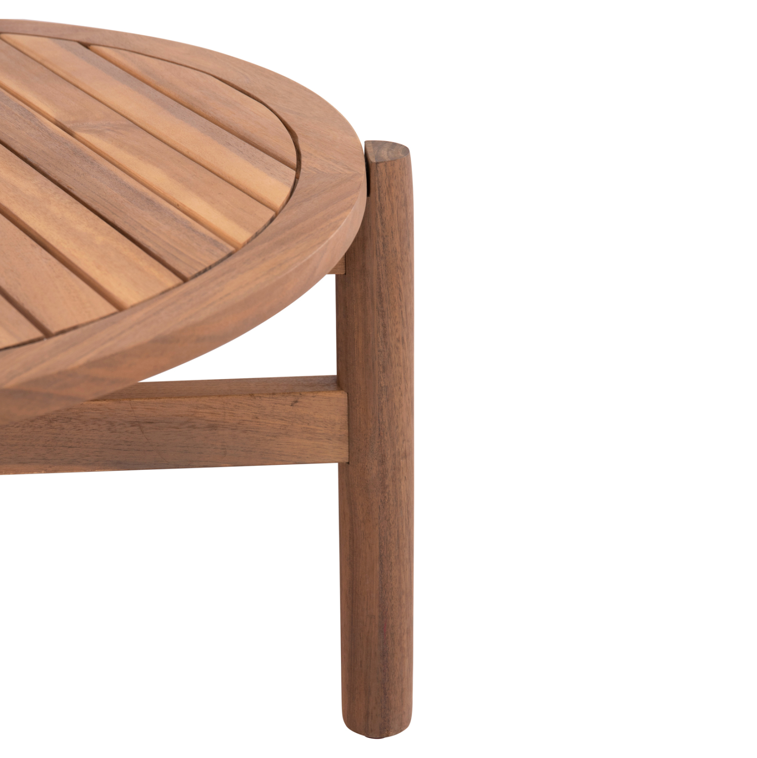 ΤΡΑΠΕΖΙ ΧΑΜΗΛΟ ΕΞ.ΧΩΡΟΥ ΣΤΡΟΓΓΥΛΟ SANJI HM6228 ΞΥΛΟ ΑΚΑΚΙΑΣ ΣΕ ΦΥΣΙΚΟ Φ86x41,5Υεκ.