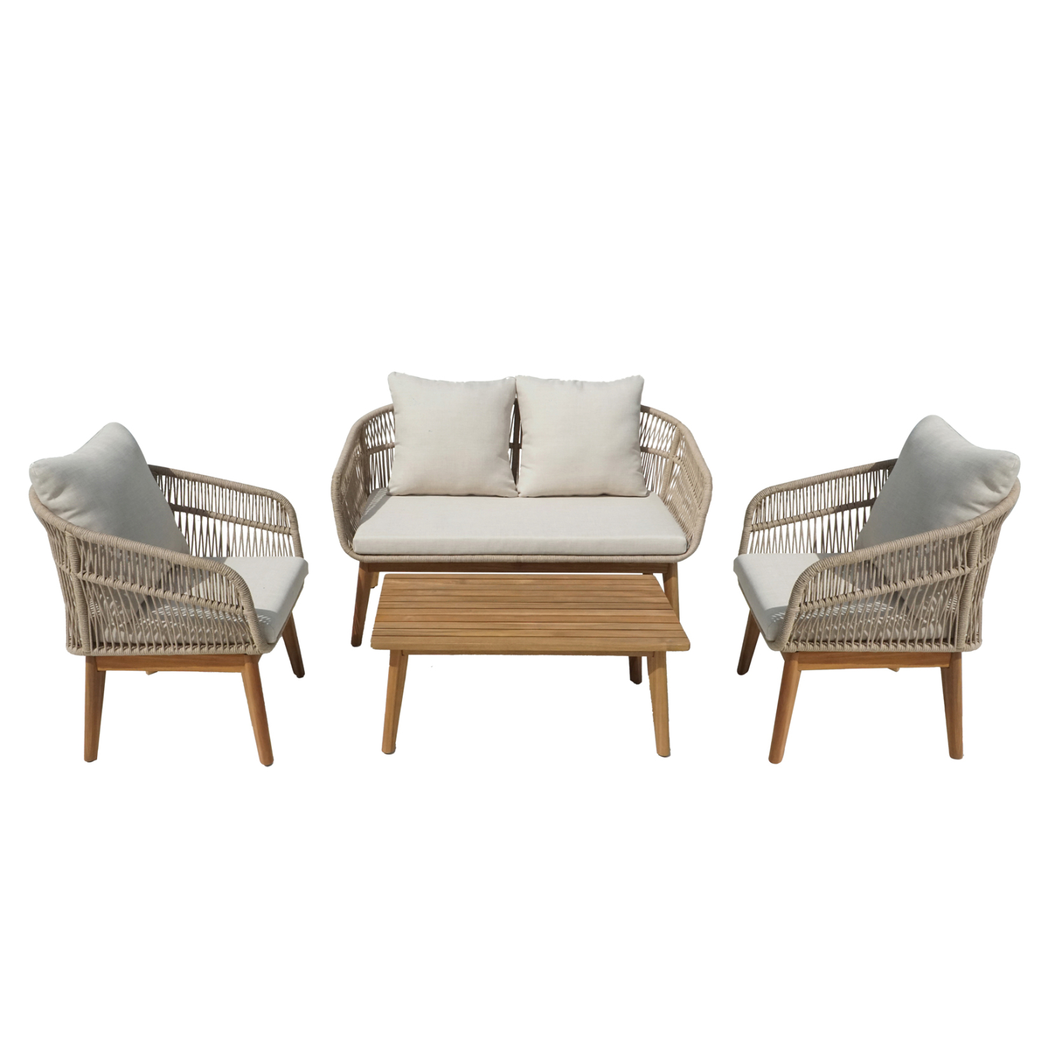 ΣΕΤ ΣΑΛΟΝΙ ΕΞ.ΧΩΡΟΥ 4ΤΜΧ FRANKY HM6231 ΞΥΛΟ ΑΚΑΚΙΑΣ-ΜΕΤΑΛΛΟ-ΣΧΟΙΝΙ