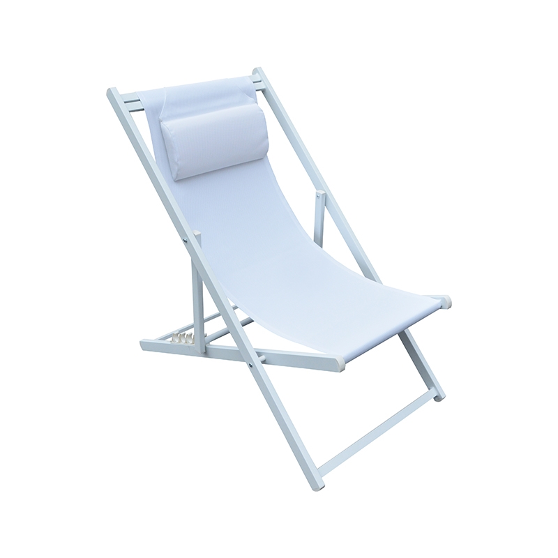 DEVIN ΣΕΖΛΟΝΓΚ WHITE ΑΛΟΥΜΙΝΙΟΥ 58X95-102X78-95εκ.