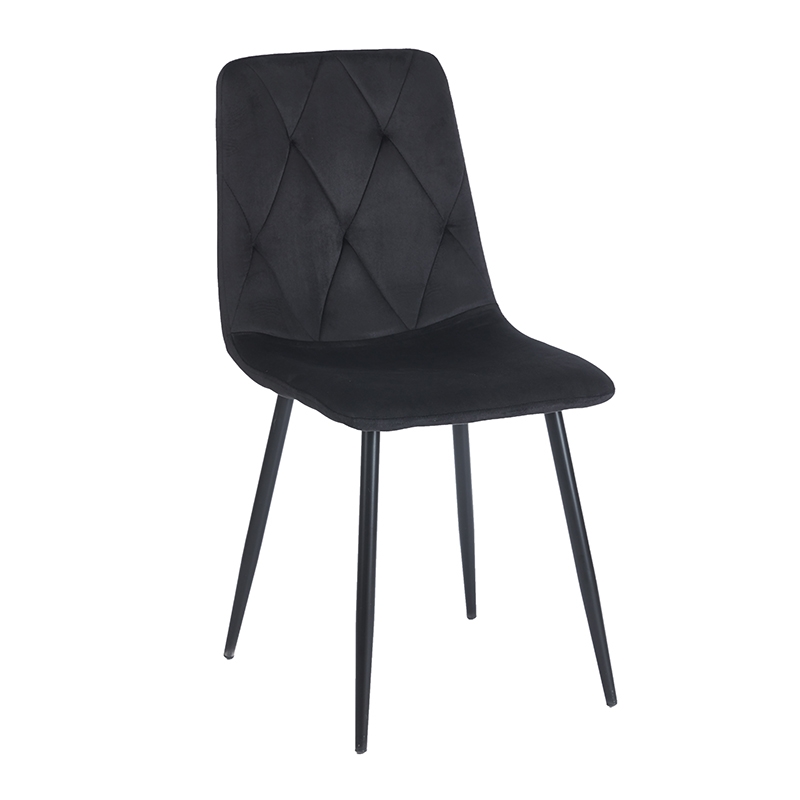 EVA BLACK VELVET ΥΦΑΣΜΑ ΚΑΡΕΚΛΑ ΜΕΤΑΛΛΙΚΗ 43X55X49-90εκ.