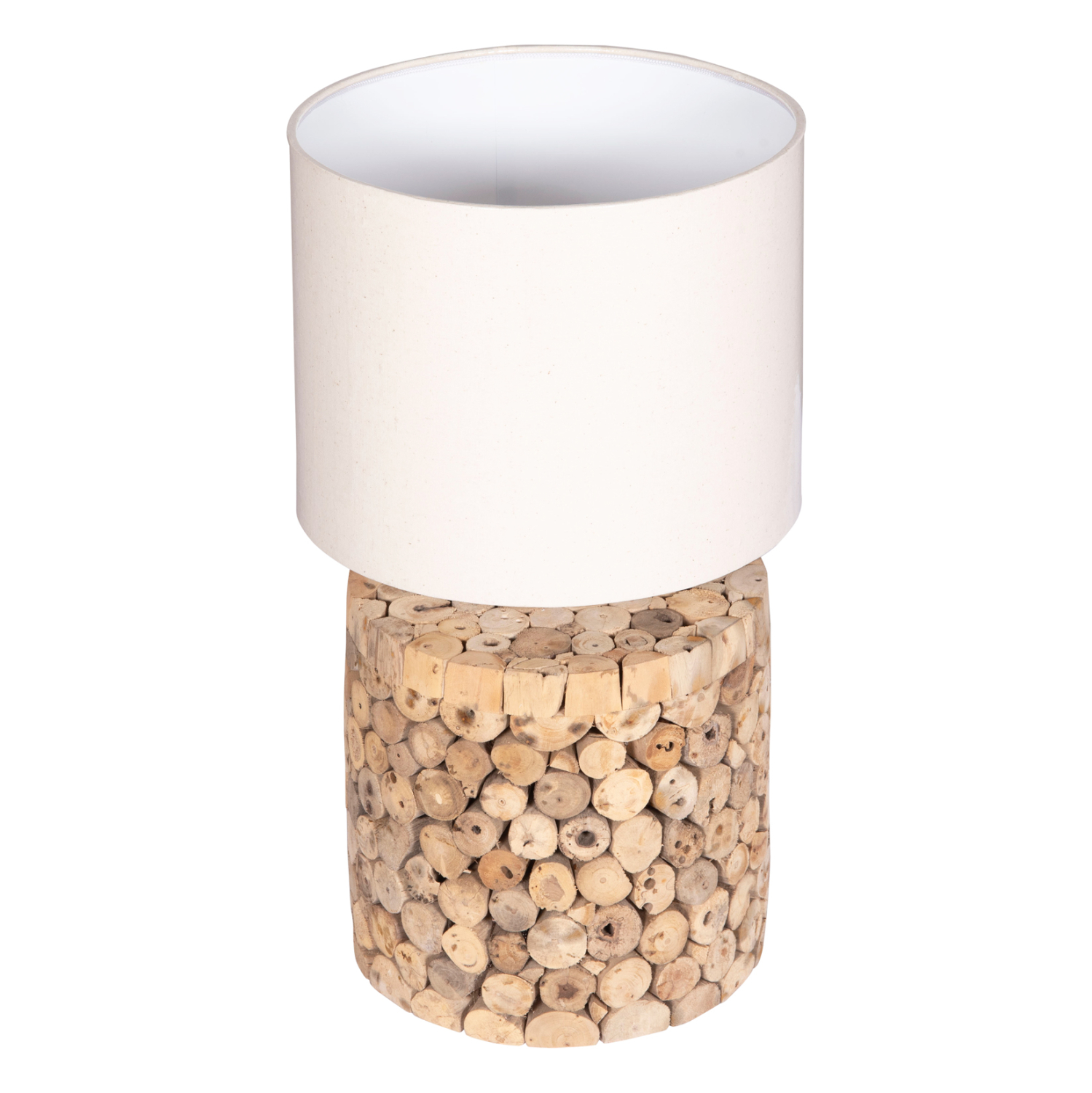 ΕΠΙΤΡΑΠΕΖΙΟ ΚΥΛΙΝΔΡΙΚΟ ΦΩΤΙΣΤΙΚΟ TWIGGY HM4427 DRIFTWOOD & ΜΠΕΖ ΚΑΠΕΛΟ Φ24.5x45Υεκ.