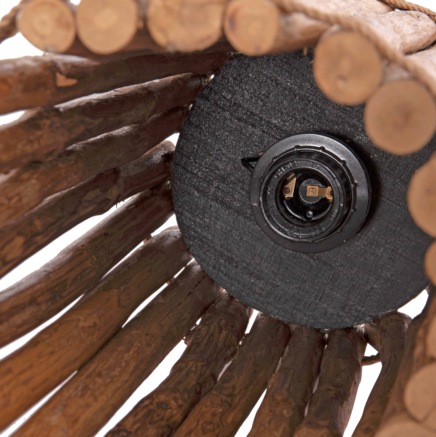 ΕΠΙΤΡΑΠΕΖΙΟ ΦΩΤΙΣΤΙΚΟ ΚΥΛΙΝΔΡΙΚΟ GWYN HM4435 ΚΛΑΔΙΑ DRIFTWOOD ΣΕ ΦΥΣΙΚΟ Φ18,5x28,5Υεκ