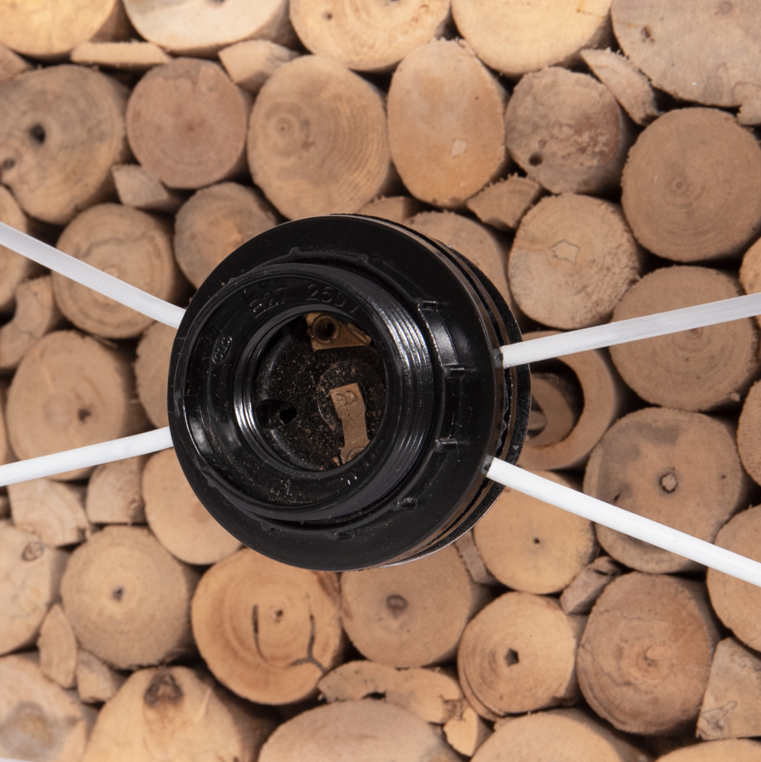 ΕΠΙΤΡΑΠΕΖΙΟ ΦΩΤΙΣΤΙΚΟ TWIGGY HM4437 DRIFTWOOD & ΛΕΥΚΟ ΚΑΠΕΛΟ 50.5x16x45.5Υεκ.