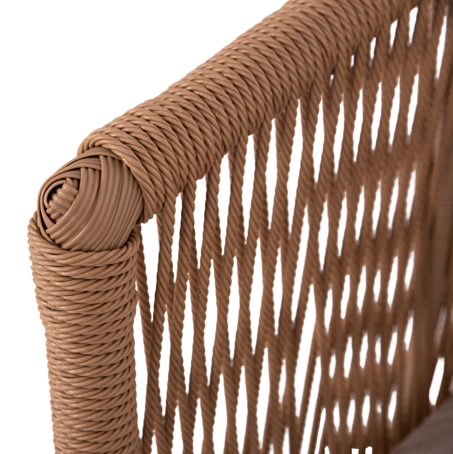 ΣΑΛΟΝΙ ΕΞ.ΧΩΡΟΥ 4ΤΜΧ FREJA HM6057.04 ΑΛΟΥΜ.ΚΑΠΟΥΤΣΙΝΟ-PE RATTAN & ΜΑΞΙΛΑΡΙΑ ΜΠΕΖ