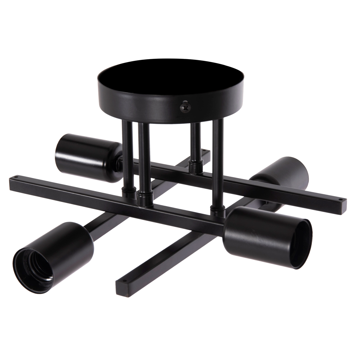 ΦΩΤΙΣΤΙΚΟ ΟΡΟΦΗΣ ΠΟΛΥΦΩΤΟ LIGHTY HM7428.11 ΜΕΤΑΛΛΟ ΣΕ ΜΑΥΡΟ 28x28x15Υεκ.